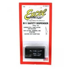 Excel No. 11 Blades for Exacto/Racer's Edge style hobby knives (15)
