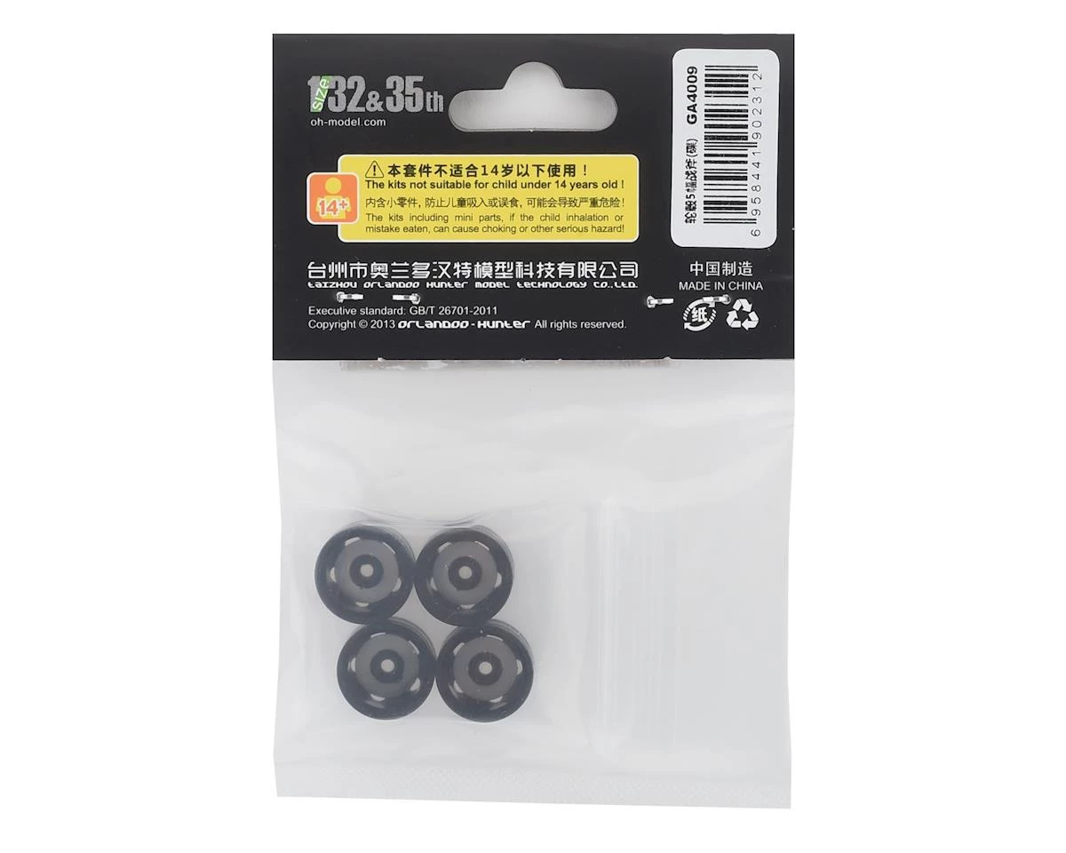 Orlandoo Hunter Aluminum Battle Axe 5 Hole Wheel w/Brake Rotor (Black) (4) - Image 3