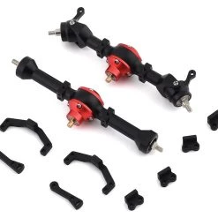 Orlandoo Hunter 60mm Metal Front & Rear Axle Set (Black) (Custom)
