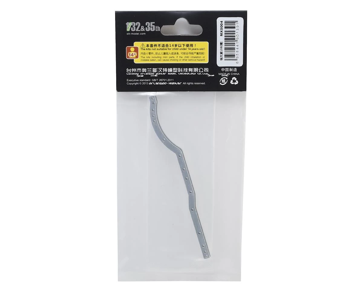 Orlandoo Hunter OH35A01 108mm Aluminum Chassis Rail (Silver) - Image 2