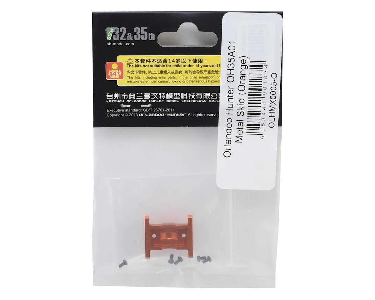 Orlandoo Hunter OH35A01 Aluminum Skid (Orange) - Image 2